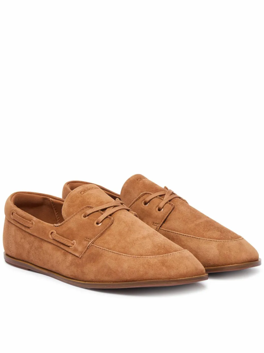 Scarpe basse Ess Boatshoe Suede HW0HW03290 Marrone