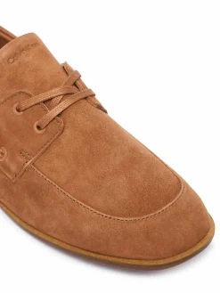 Scarpe basse Ess Boatshoe Suede HW0HW03290 Marrone