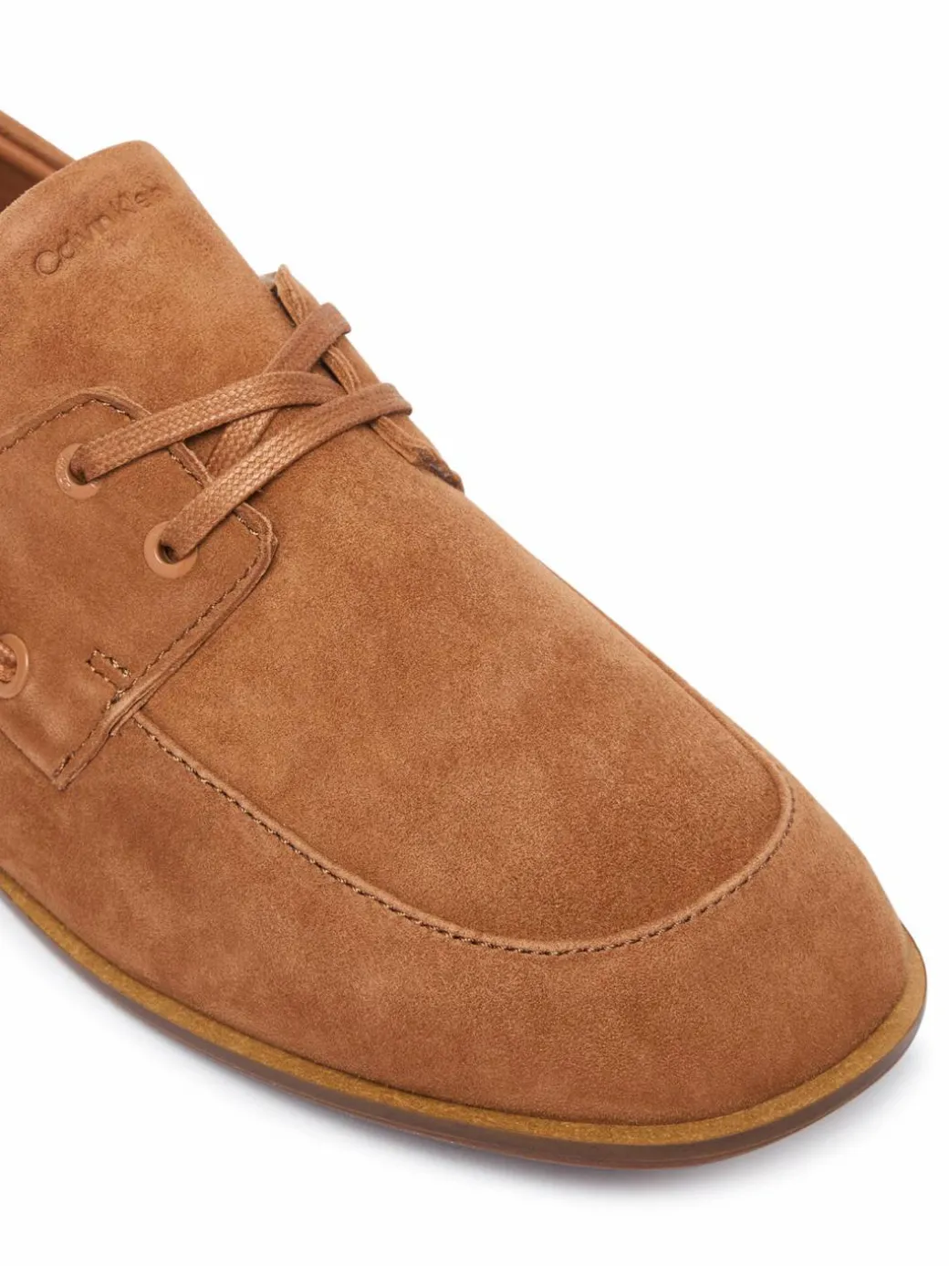 Scarpe basse Ess Boatshoe Suede HW0HW03290 Marrone