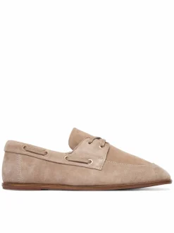 Scarpe basse Ess Boatshoe Suede HW0HW03290 Grigio