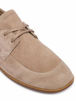Scarpe basse Ess Boatshoe Suede HW0HW03290 Grigio
