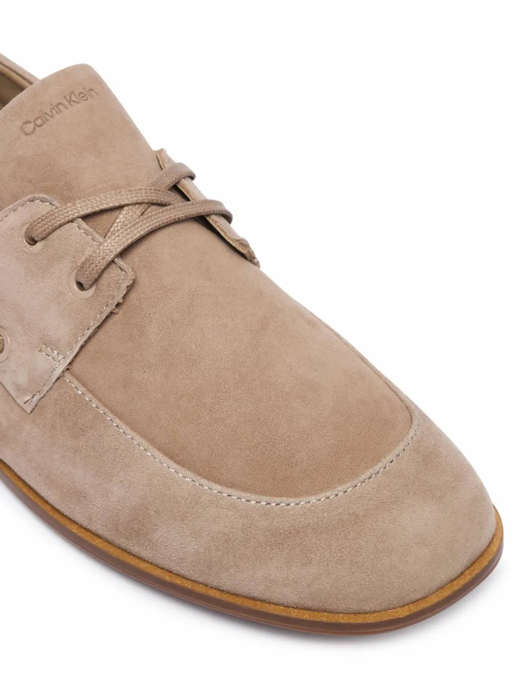 Scarpe basse Ess Boatshoe Suede HW0HW03290 Grigio