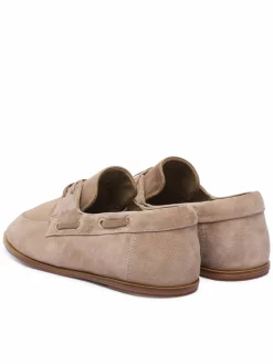 Scarpe basse Ess Boatshoe Suede HW0HW03290 Grigio
