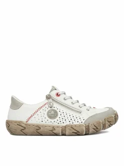 Scarpe basse L0355-80 Bianco