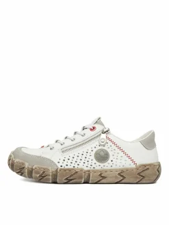 Scarpe basse L0355-80 Bianco