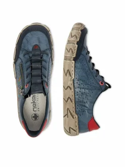 Scarpe basse L0357-12 Blu