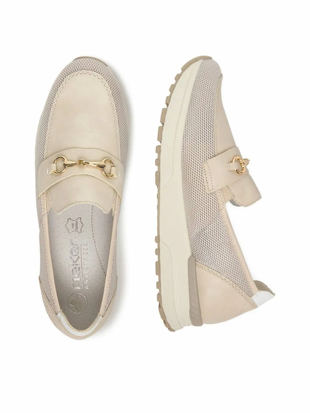 Scarpe basse N7455-60 Beige