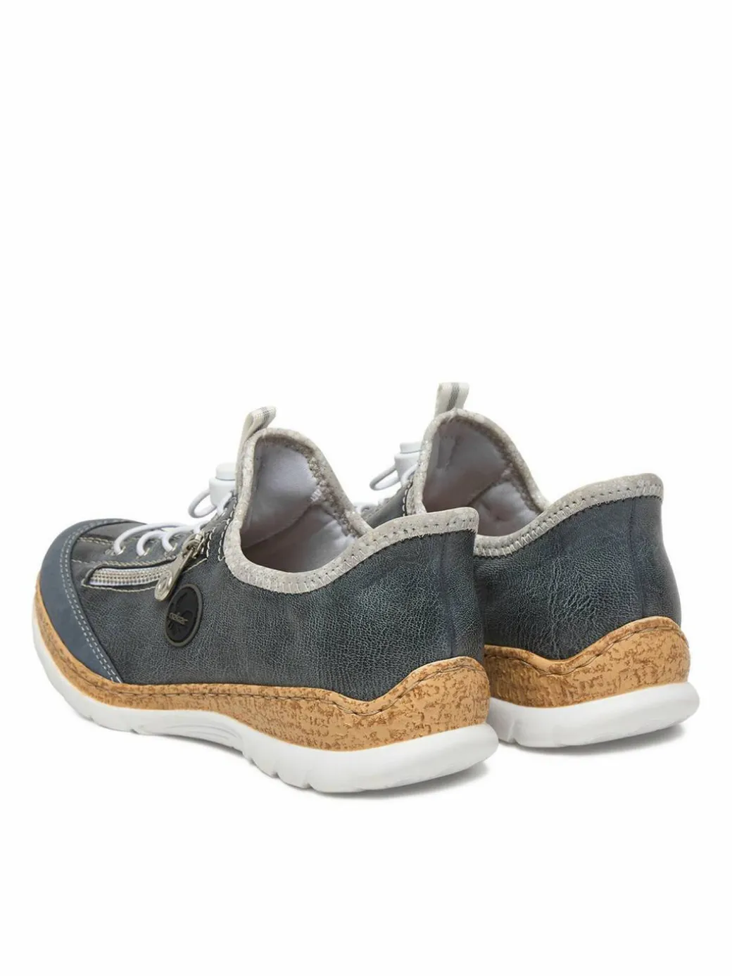 Scarpe basse N42F2-14 Blu scuro