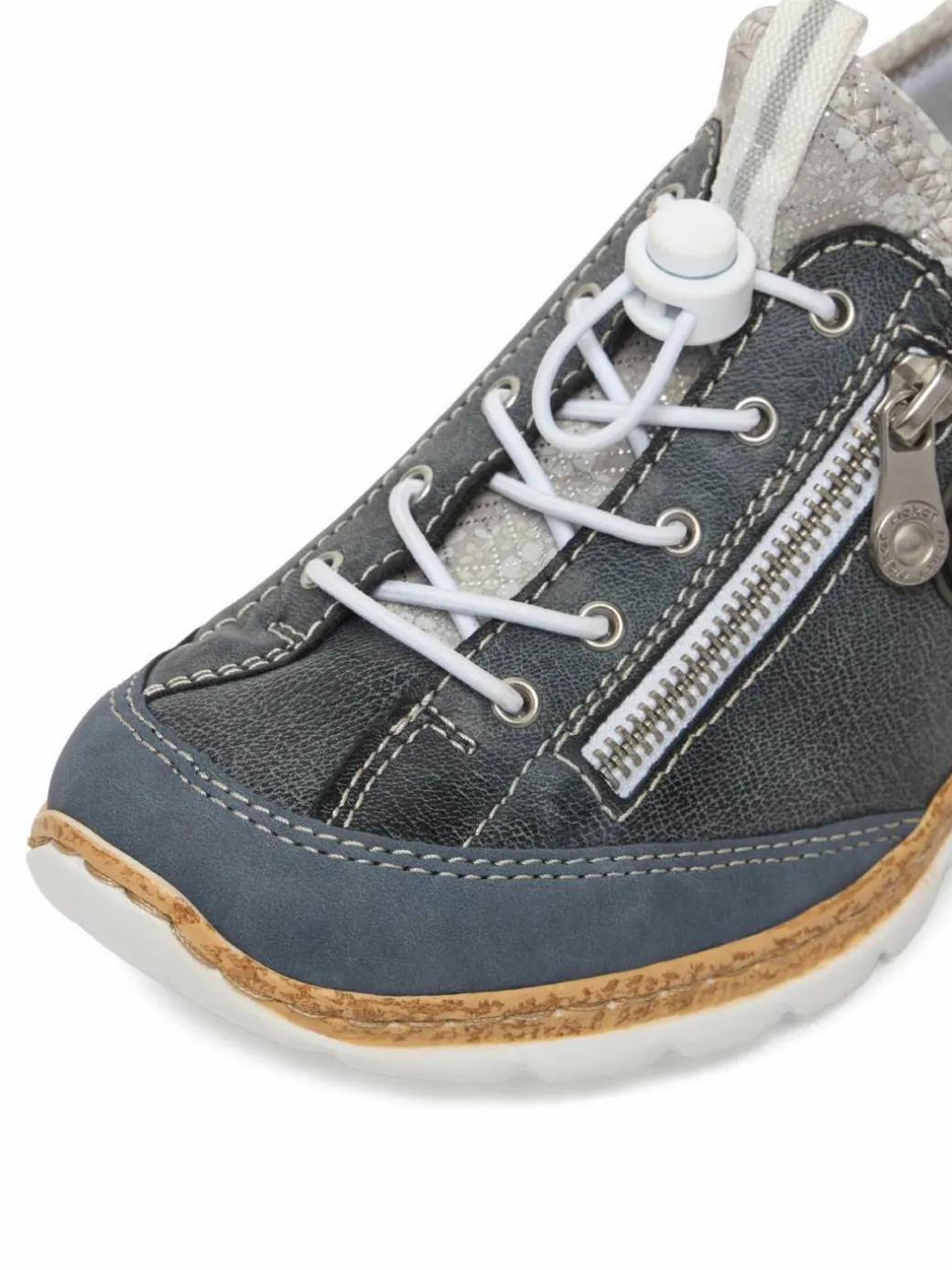 Scarpe basse N42F2-14 Blu scuro