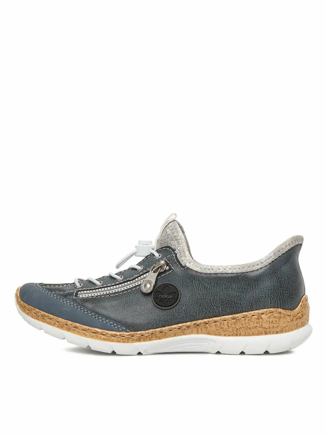 Scarpe basse N42F2-14 Blu scuro