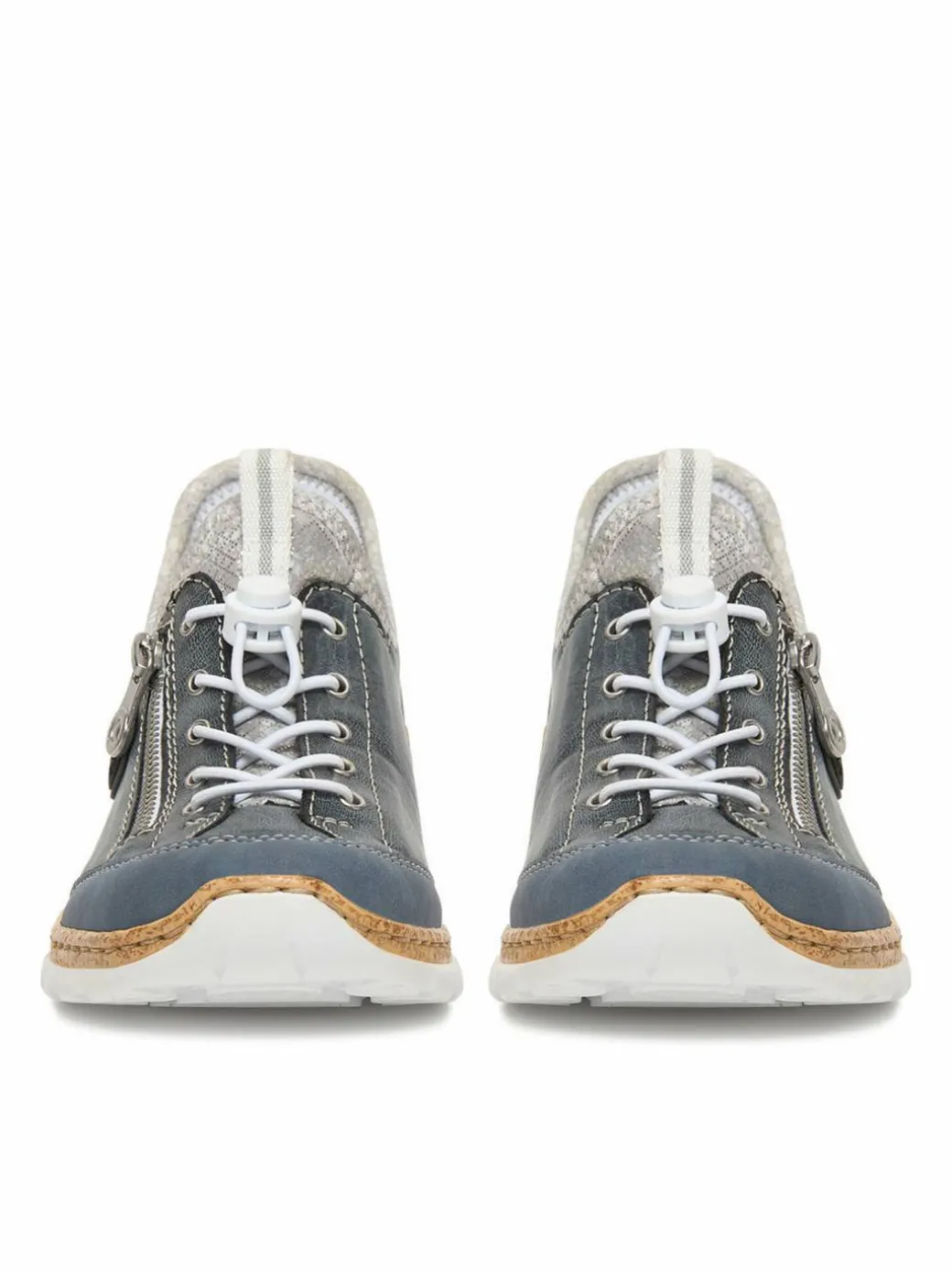 Scarpe basse N42F2-14 Blu scuro