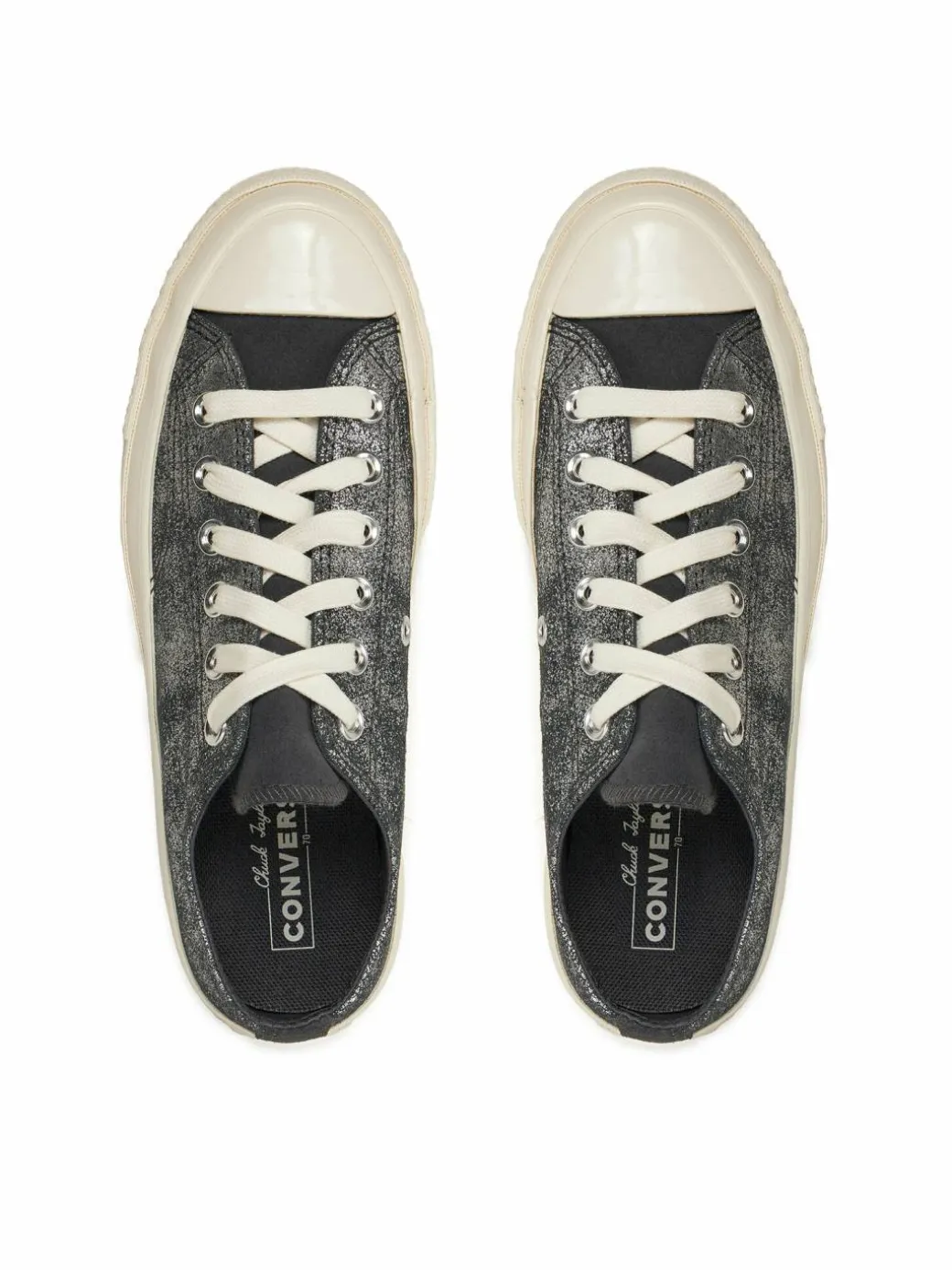 Scarpe da ginnastica Chuck 70 Suede Shimmer Ox A10379C Grigio