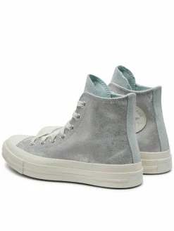 Scarpe da ginnastica Chuck 70 Suede Shimmer A08224C Grigio