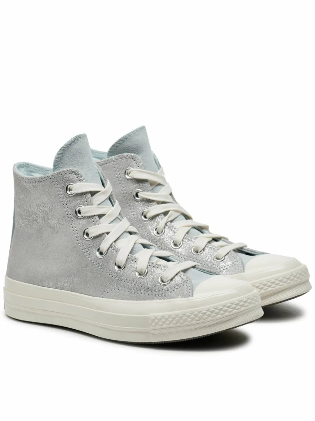 Scarpe da ginnastica Chuck 70 Suede Shimmer A08224C Grigio