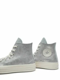 Scarpe da ginnastica Chuck 70 Suede Shimmer A08224C Grigio