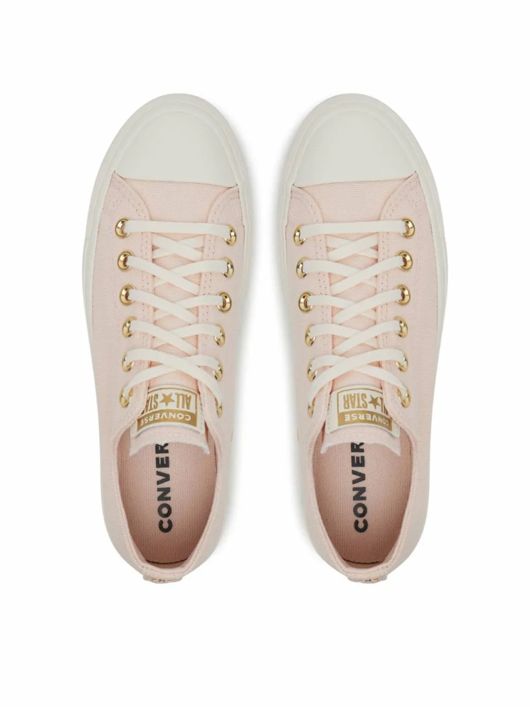 Scarpe da ginnastica Chuck Taylor All Star Lift Platform Gold A12584C Rosa