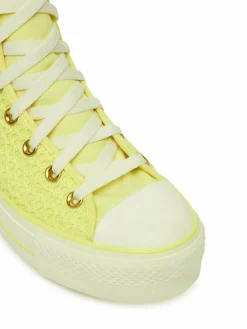 Scarpe da ginnastica Chuck Taylor All Star Lift Platform Knit A14967C Giallo