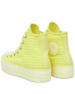 Scarpe da ginnastica Chuck Taylor All Star Lift Platform Knit A14967C Giallo