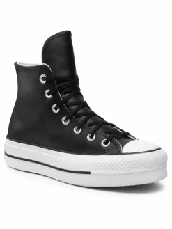 Scarpe da ginnastica Chuck Taylor All Star Lift Clean Hi 561675C Nero