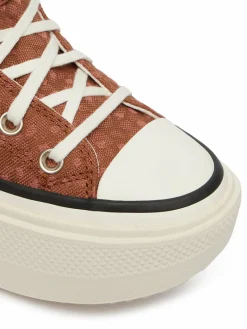 Scarpe da ginnastica Chuck Taylor All Star Lift Double Stack Platform Deer A17883C Marrone