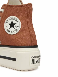 Scarpe da ginnastica Chuck Taylor All Star Lift Double Stack Platform Deer A17883C Marrone