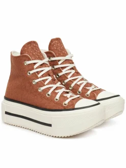 Scarpe da ginnastica Chuck Taylor All Star Lift Double Stack Platform Deer A17883C Marrone