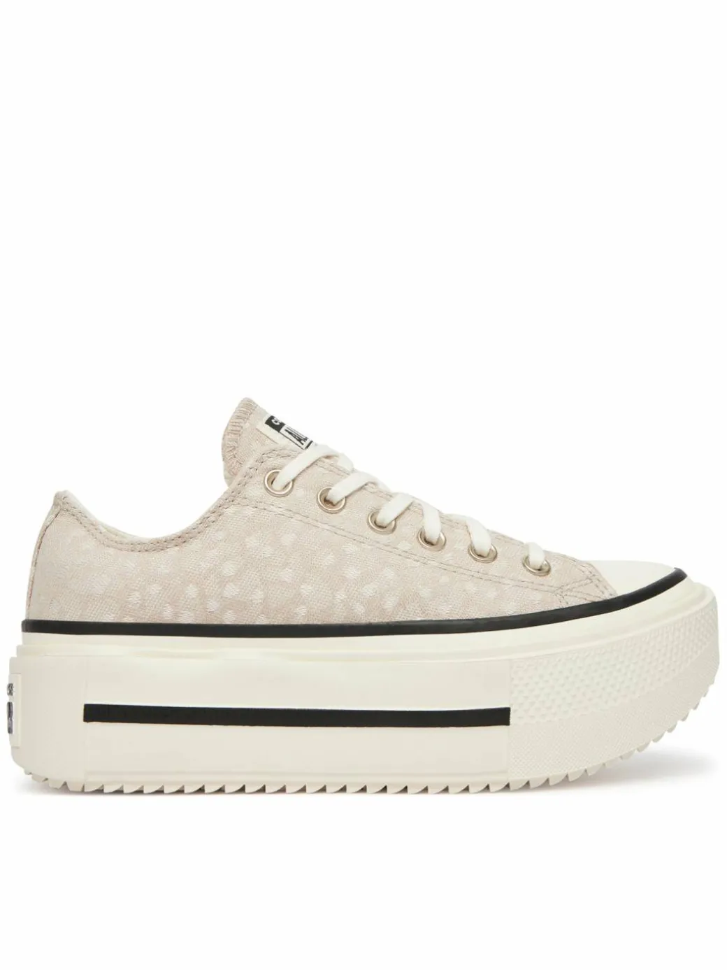 Scarpe da ginnastica Chuck Taylor All Star Lift Double Stack Platform Deer A17884C Beige