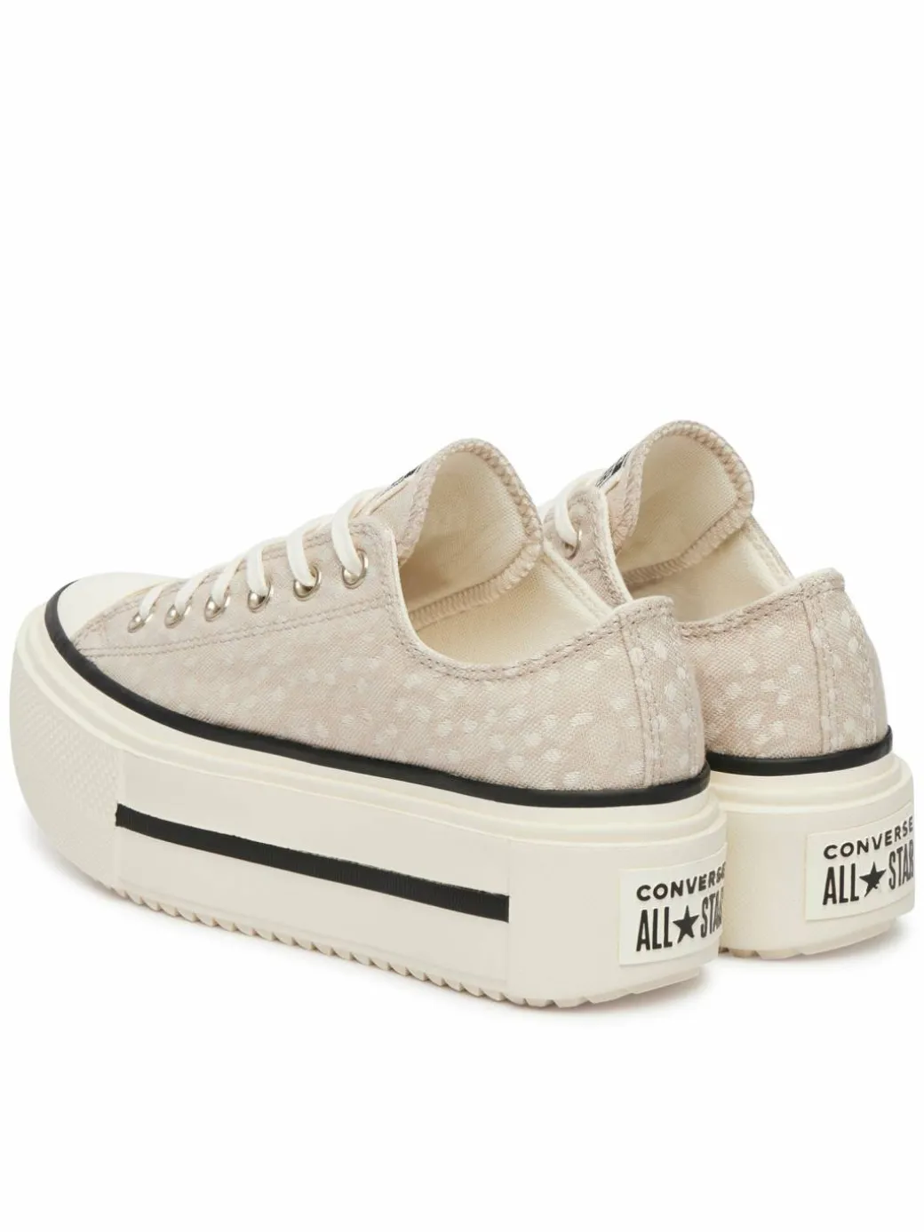 Scarpe da ginnastica Chuck Taylor All Star Lift Double Stack Platform Deer A17884C Beige