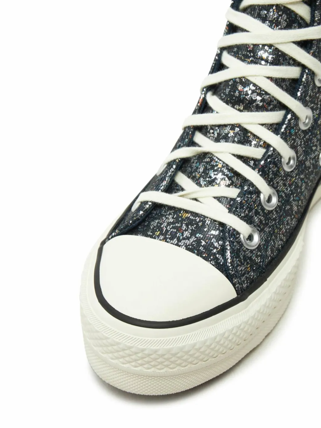 Scarpe da ginnastica Chuck Taylor All Star Lift Platform Glitter A09551C 401 Nero