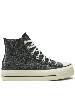 Scarpe da ginnastica Chuck Taylor All Star Lift Platform Glitter A09551C 401 Nero