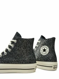 Scarpe da ginnastica Chuck Taylor All Star Lift Platform Glitter A09551C 401 Nero