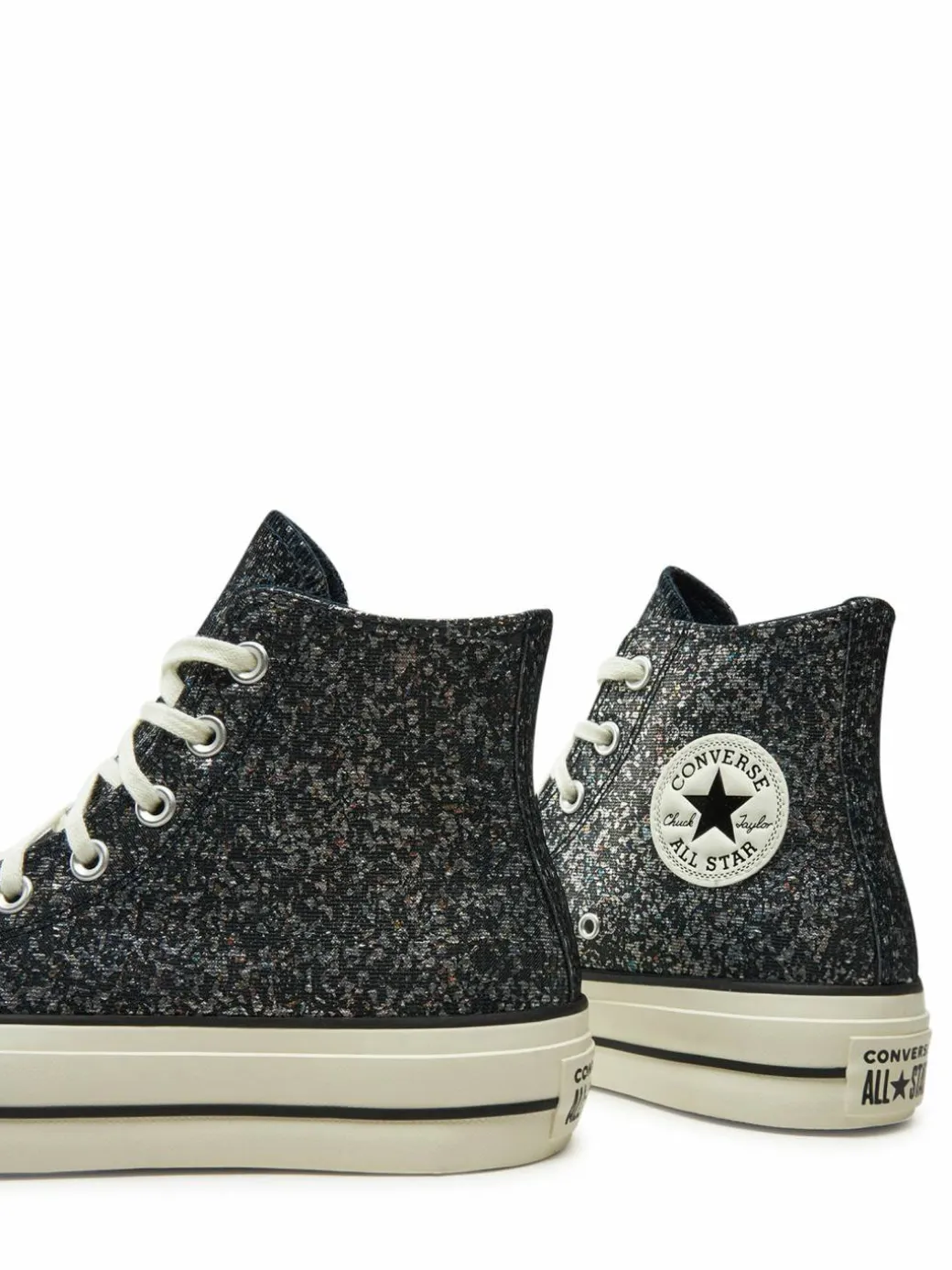 Scarpe da ginnastica Chuck Taylor All Star Lift Platform Glitter A09551C 401 Nero