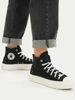 Scarpe da ginnastica Chuck Taylor All Star Lift Platform Beads A17787C Nero