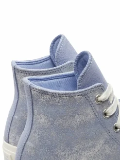 Scarpe da ginnastica Chuck Taylor All Star Lift Platform Suede Shimmer Hi A11549C Viola