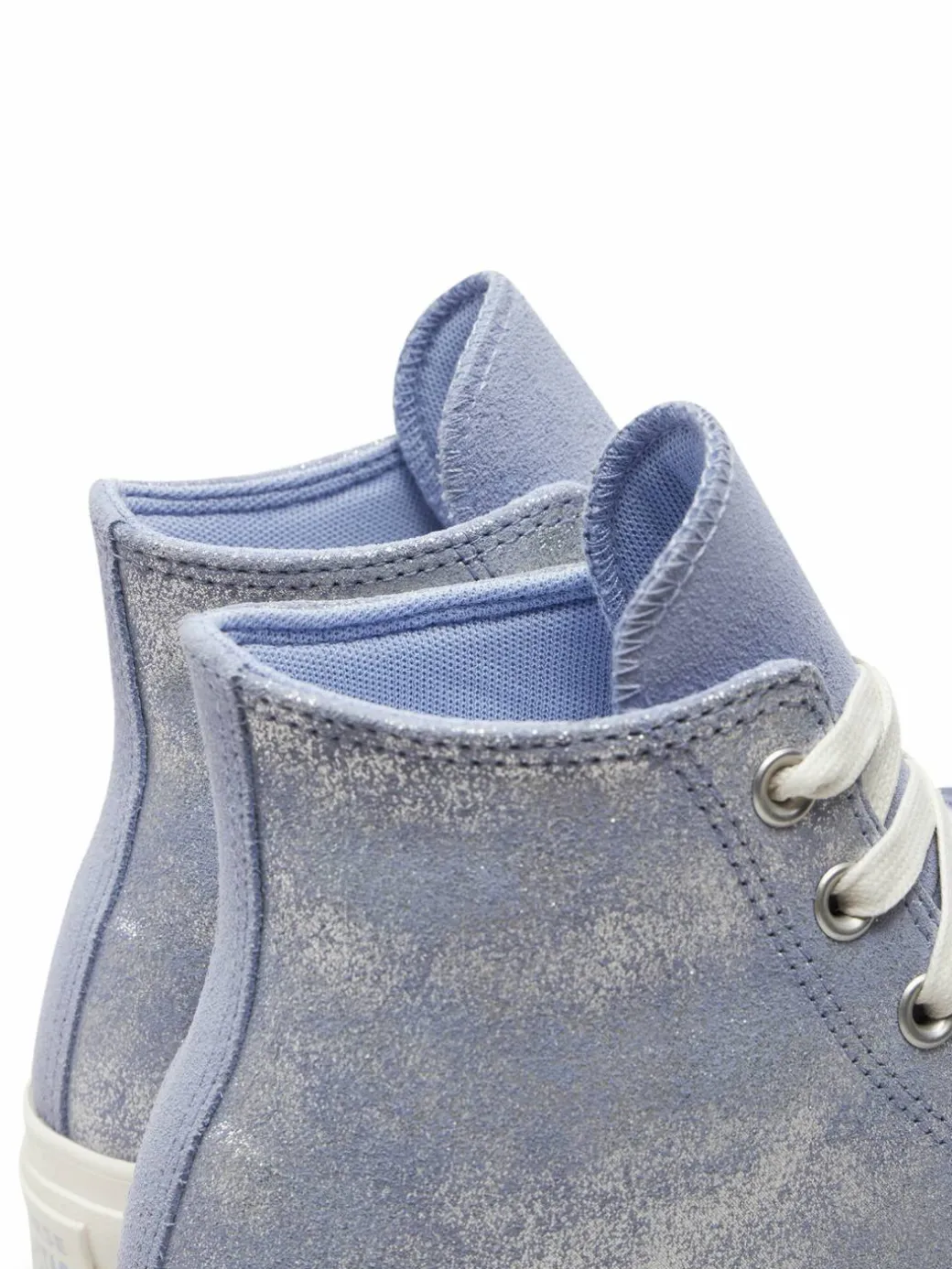 Scarpe da ginnastica Chuck Taylor All Star Lift Platform Suede Shimmer Hi A11549C Viola