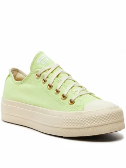 Scarpe da ginnastica Chuck Taylor All Star Lift Platform Ox A09913C Verde