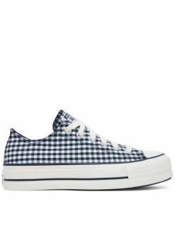 Scarpe da ginnastica Chuck Taylor All Star Lift Platform Gingham A13664C Blu scuro
