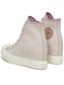 Scarpe da ginnastica Chuck Taylor All Star Wedge Platform Gold A12763C Rosa