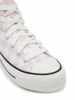 Scarpe da ginnastica Chuck Taylor All Star Lift Platform Gingham A13663C Rosa