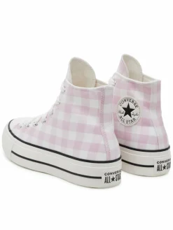 Scarpe da ginnastica Chuck Taylor All Star Lift Platform Gingham A13663C Rosa