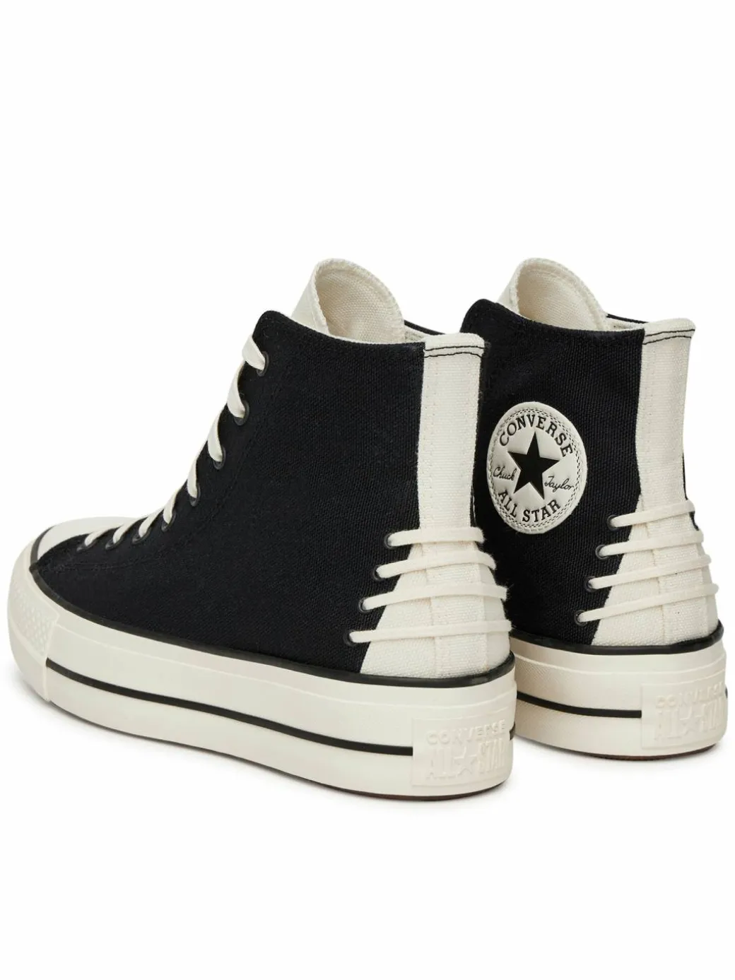 Scarpe da ginnastica Chuck Taylor All Star Lift Platform Crafted Laces A12552C Nero