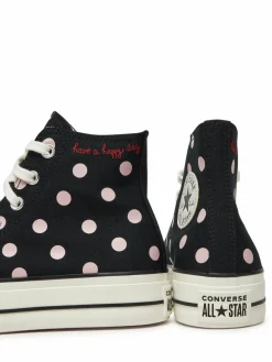 Scarpe da ginnastica Chuck Taylor All Star Lift Platform Polka Dots A10688C Nero