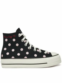 Scarpe da ginnastica Chuck Taylor All Star Lift Platform Polka Dots A10688C Nero