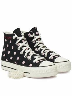 Scarpe da ginnastica Chuck Taylor All Star Lift Platform Polka Dots A10688C Nero