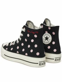 Scarpe da ginnastica Chuck Taylor All Star Lift Platform Polka Dots A10688C Nero