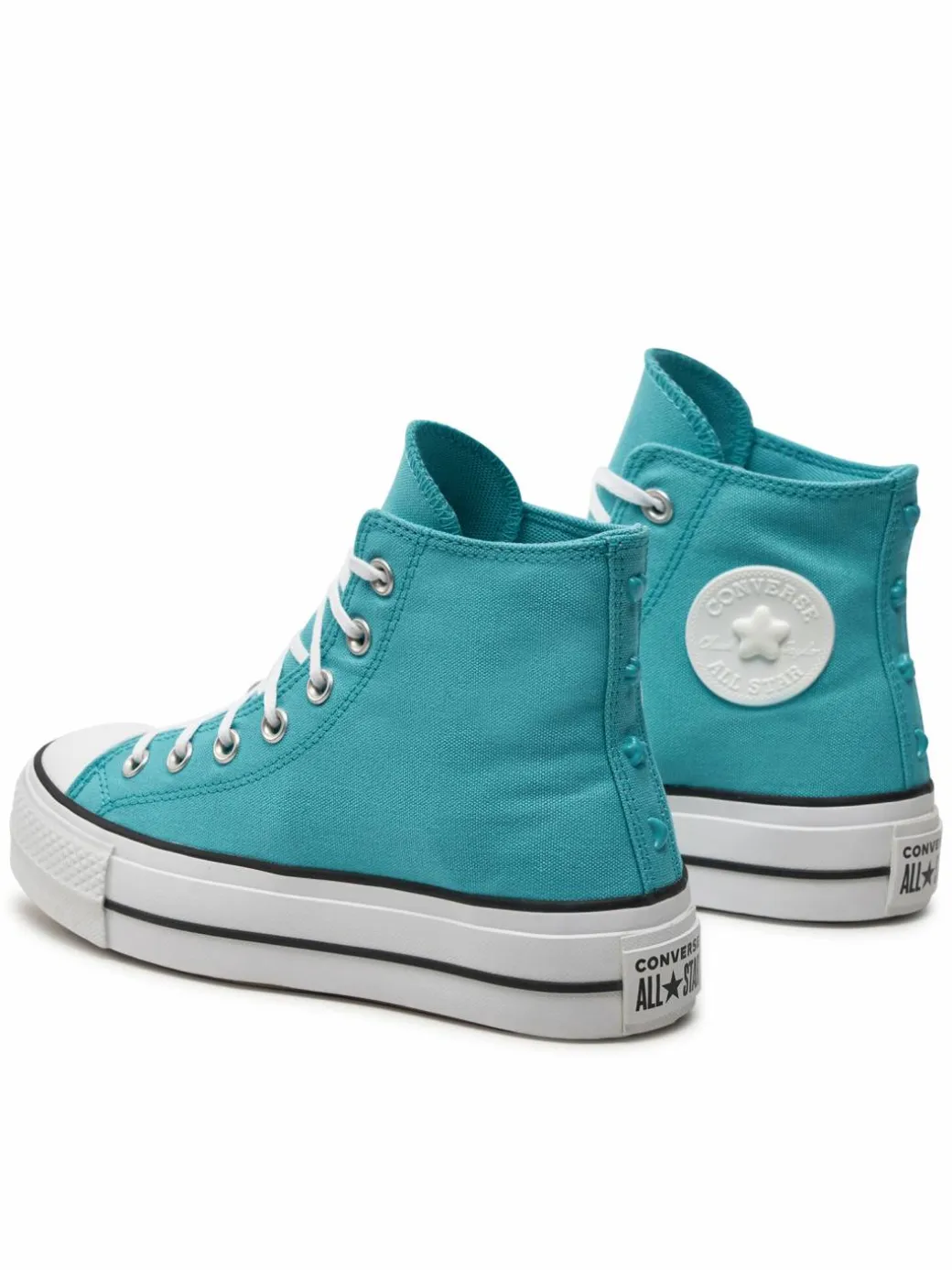 Scarpe da ginnastica Chuck Taylor All Star Lift Platform Stars A06492C Turchese