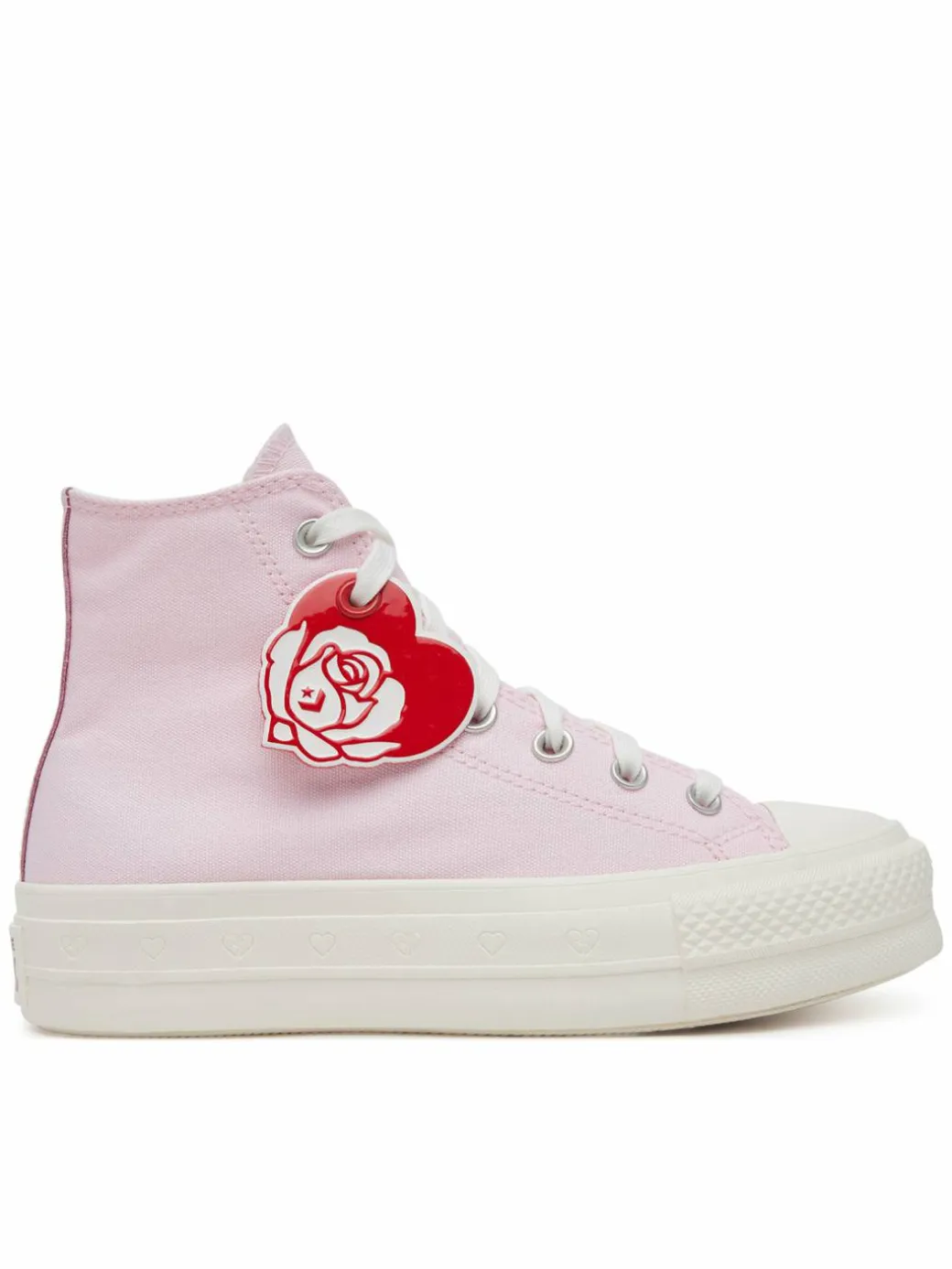 Scarpe da ginnastica Chuck Taylor All Star Lift Platform Hearts A13652C Rosa
