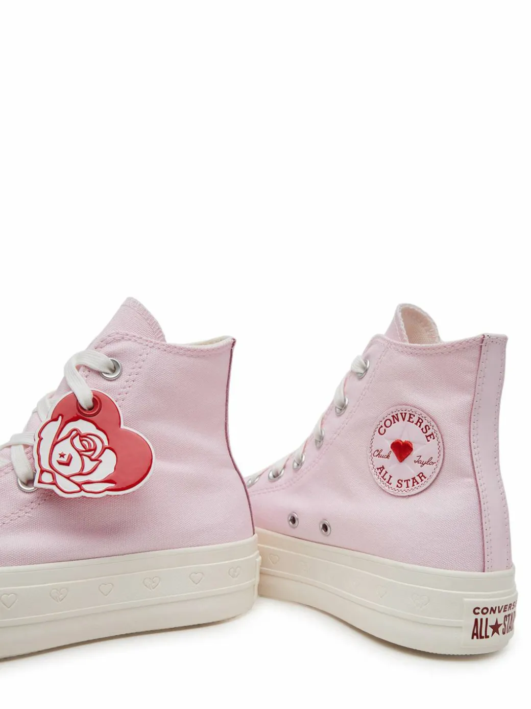 Scarpe da ginnastica Chuck Taylor All Star Lift Platform Hearts A13652C Rosa