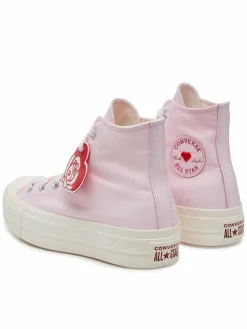 Scarpe da ginnastica Chuck Taylor All Star Lift Platform Hearts A13652C Rosa