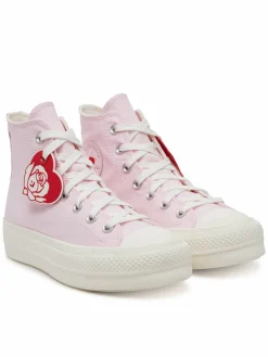 Scarpe da ginnastica Chuck Taylor All Star Lift Platform Hearts A13652C Rosa